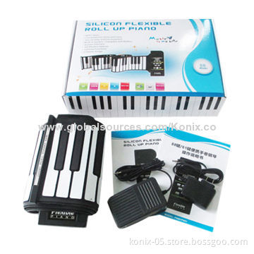 New 61 Keys Roll Up Piano for Children, Made in China